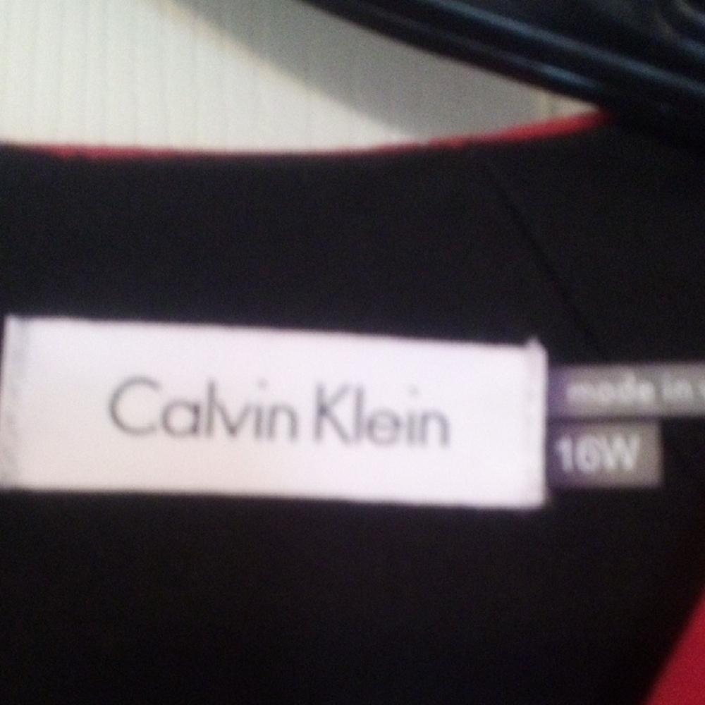 Calvin Klein Red Dress - Picture 2 of 6